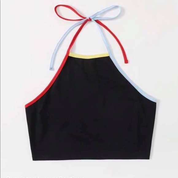 Multi-color Backless Top - Picture 1 of 1